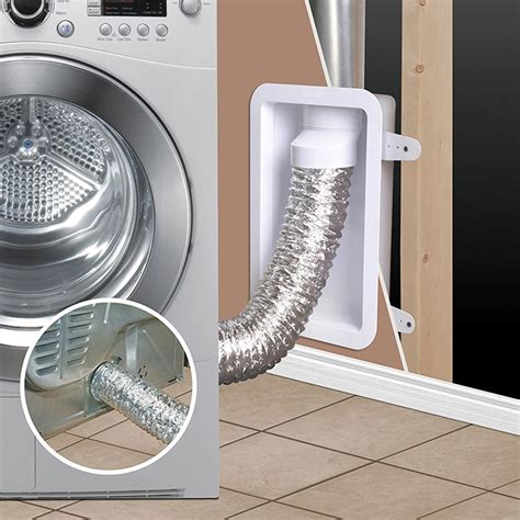 metal electric box for dryer|metal recessed dryer vent box.